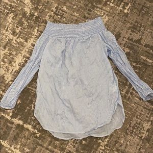 off the shoulder michael kors shirt